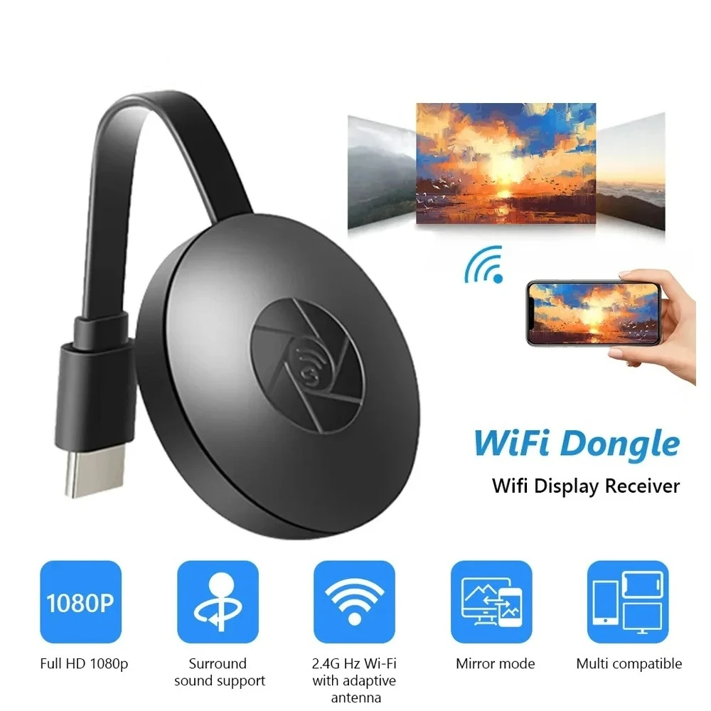 Chromecast Google WiFi HDMI Dongle HD 1080P/4K