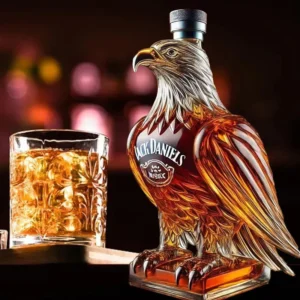 Eagle Liquor Decanter Glass Whiskey Decanter Bottle