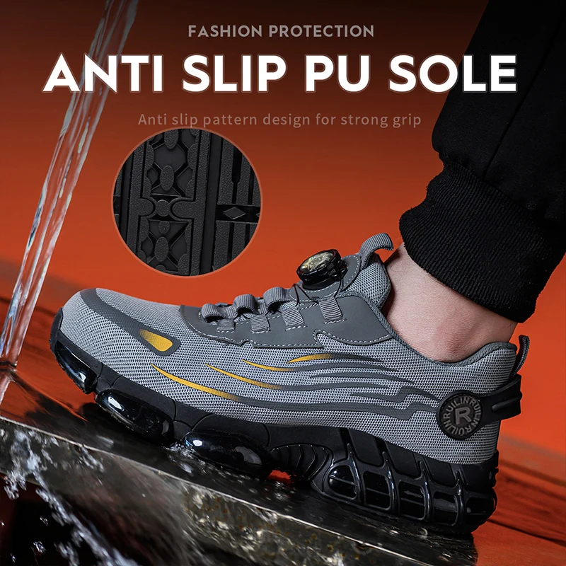 Indestructible Steel Toe Safety Shoes – Slip-Resistant, Impact-Resistant & Ultra-Comfortable Work Sneakers - Image 14