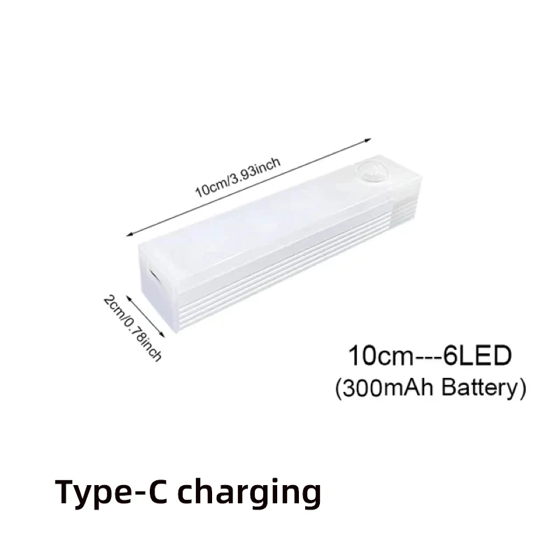 Wireless LED Motion Sensor Night Light – Rechargeable Type-C, Ultra-Slim, Dimmable Cabinet & Stair Lighting - Image 8