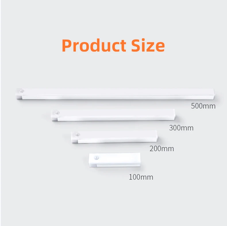 Wireless LED Motion Sensor Night Light – Rechargeable Type-C, Ultra-Slim, Dimmable Cabinet & Stair Lighting - Image 12