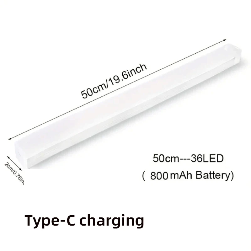 Wireless LED Motion Sensor Night Light – Rechargeable Type-C, Ultra-Slim, Dimmable Cabinet & Stair Lighting - Image 10