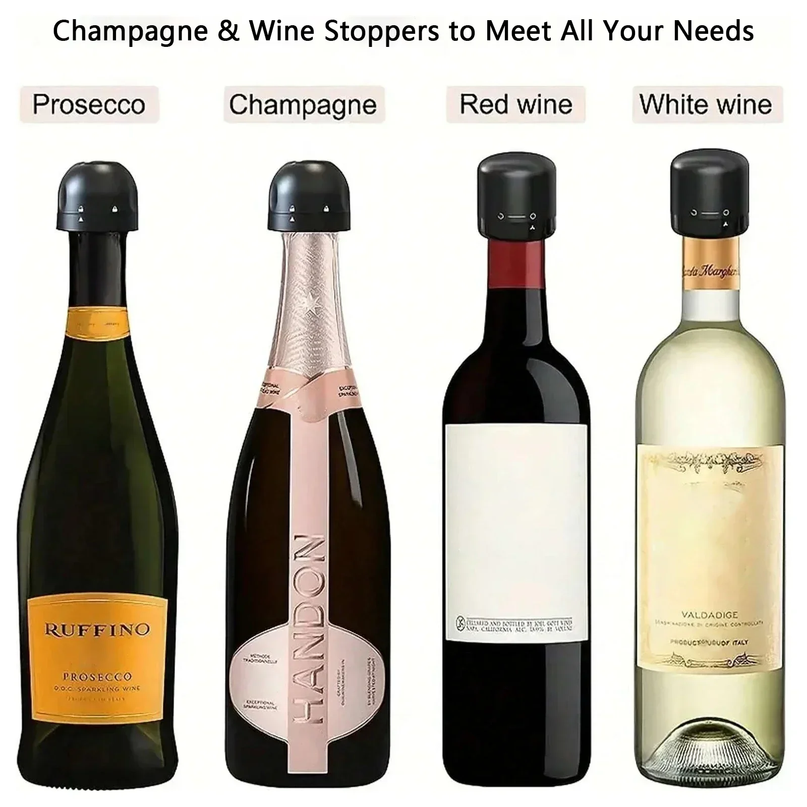 Vacuum stopper for wine and champagne bottles – Long-lasting airtight and cool seal. - Image 4